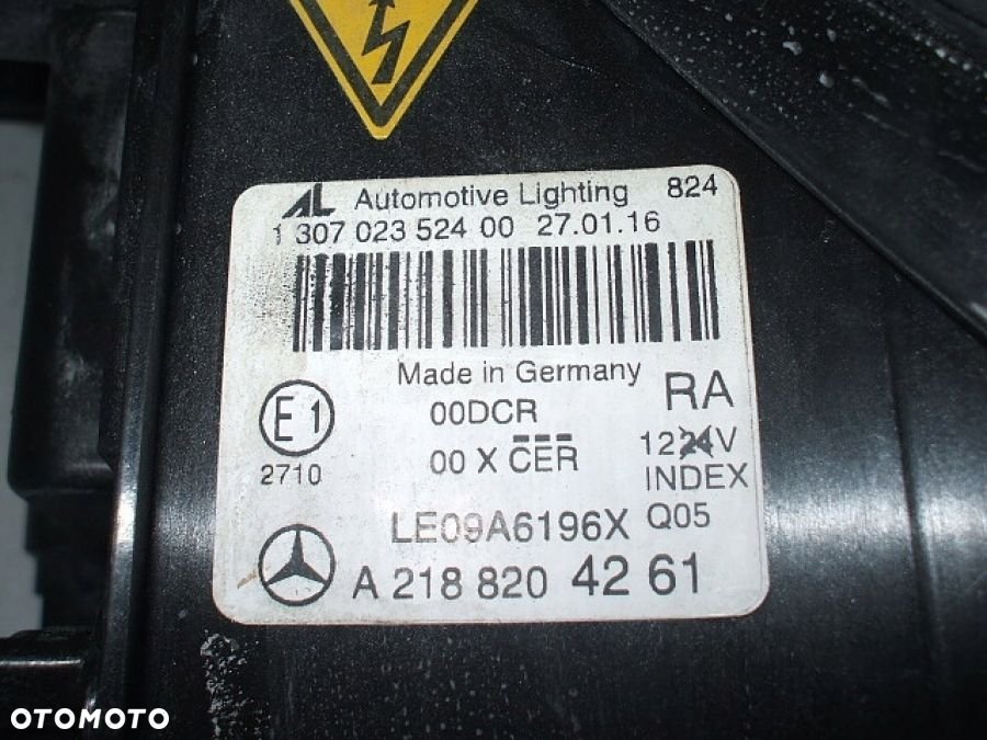 MERCEDES CLS W218 LAMPA PRAWA XENON BIXENON LED A2188204261 - 8