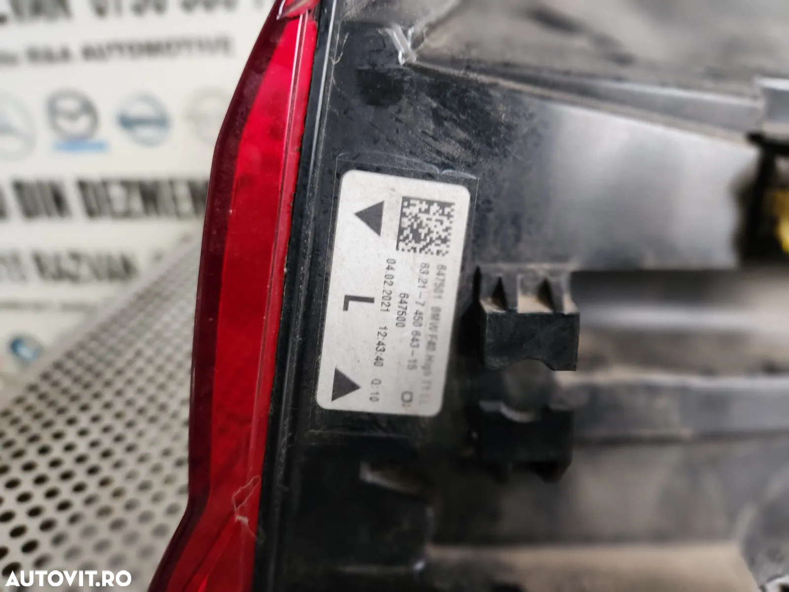 Stopuri Stop Bmw Seria 1 F40 Lampa Stop Tripla Stanga Dreapta De Pe Caroserie Bmw Seria 1 F40 Cod - 10