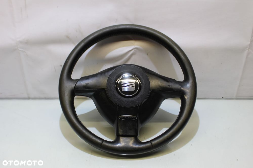 KIEROWNICA SKÓRA SEAT LEON 1.9TDI 1J0419091AE - 1