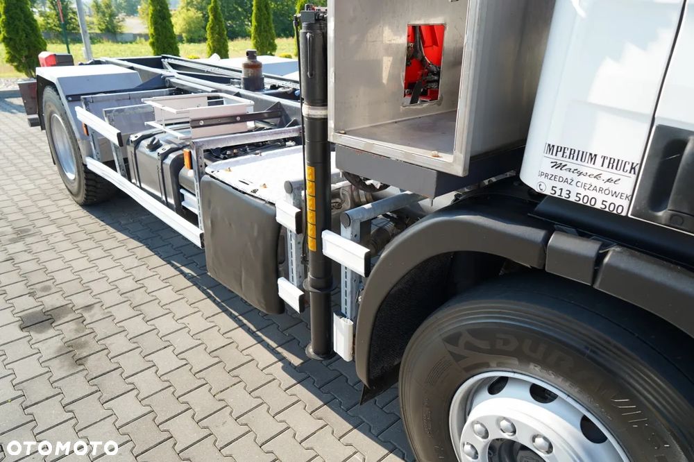 Scania P 280 / 4X2 / SIŁOWNIK DO WYWROTU / + HDS HMF 635 / UDŹWIG 1 500 KG / MAX WYSÓW 7 M / STEROWANIE RADIOWE / EURO 6 - 21