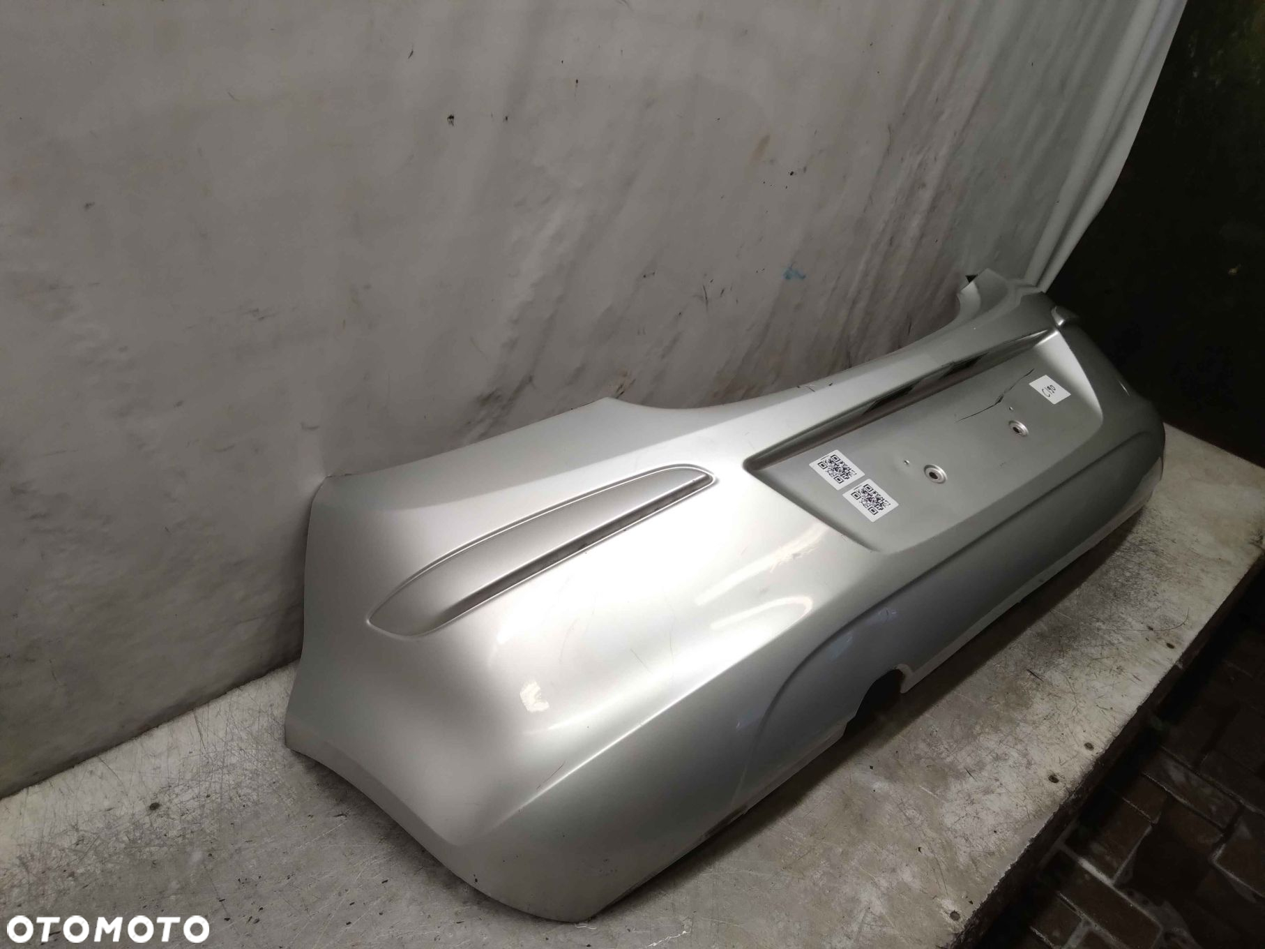 ^ ZDERZAK TYŁ TYLNY OPEL CORSA D Z157 SREBRNY - 2
