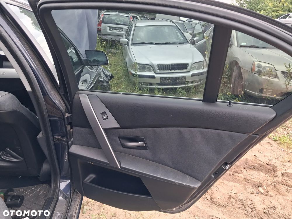 BMW E60 DRZWI PRAWY TYL TYLNIE ORIENTBLAU METALIC 317 - 4