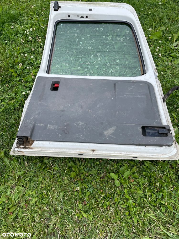 VW CADDY II 95-03 drzwi prawe lewe przód tył białe LB9A bez rdzy kompletne lusterko podnośnik szyby zamek lampa - 7