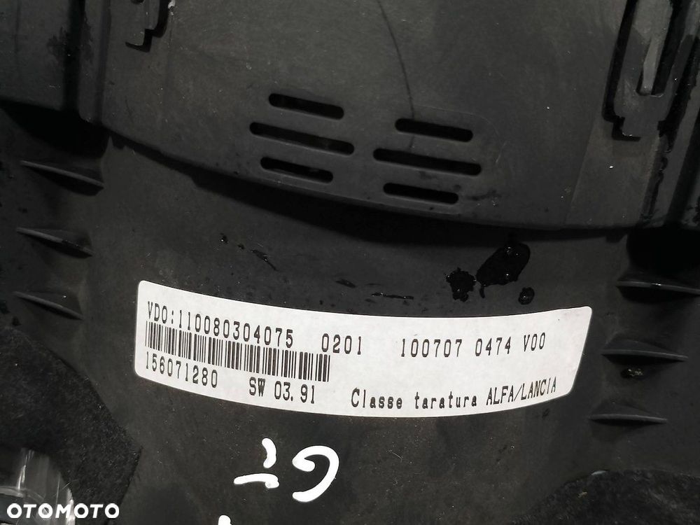 LICZNIK ALFA ROMEO GT 156071280  110080304075 - 2