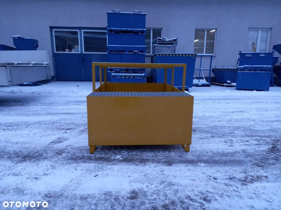 Ociekowa Wanna PMCS 1000 L, Pojedyncza Ze Stopniem Na Kanistry - 2