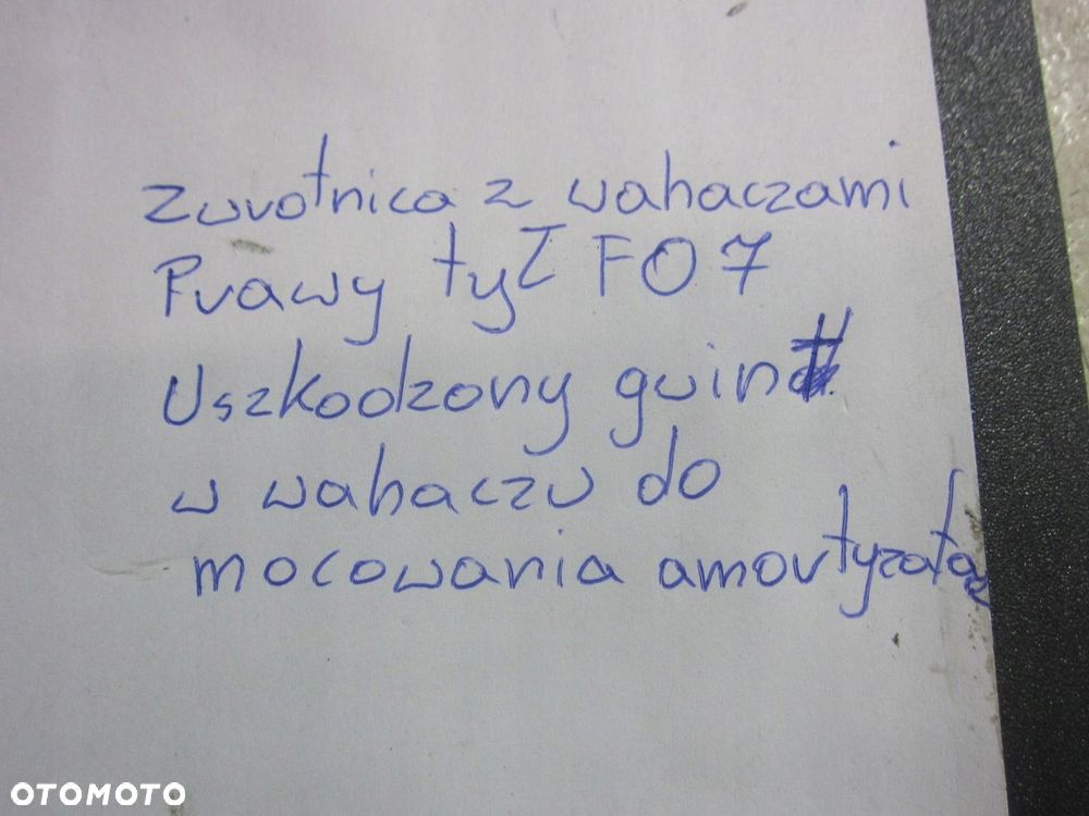 BMW F07 550i 535i ZWROTNICA PRAWA TYLNA WAHACZ PRAWY TYŁ 6780066 6796510 - 13