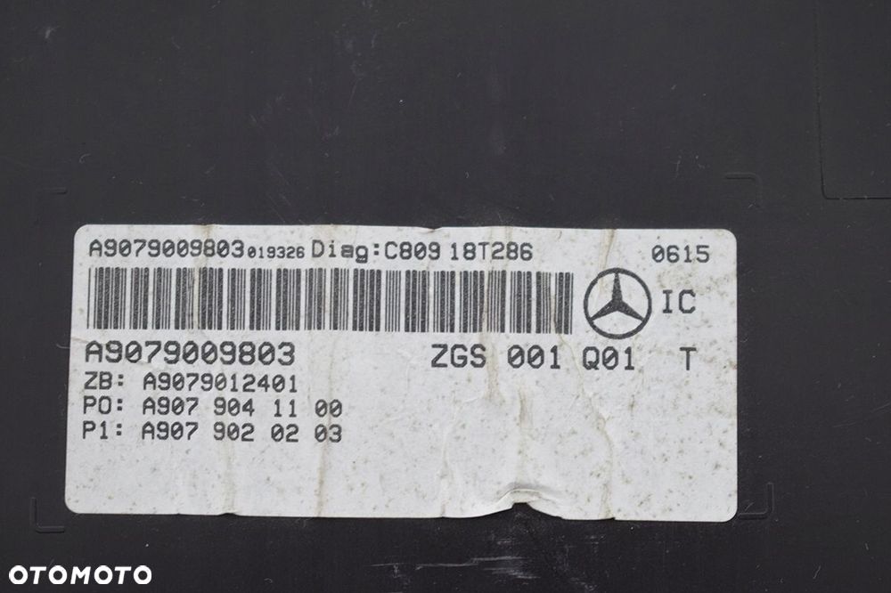 licznik mercedes sprinter w907 a9079009803 - 6