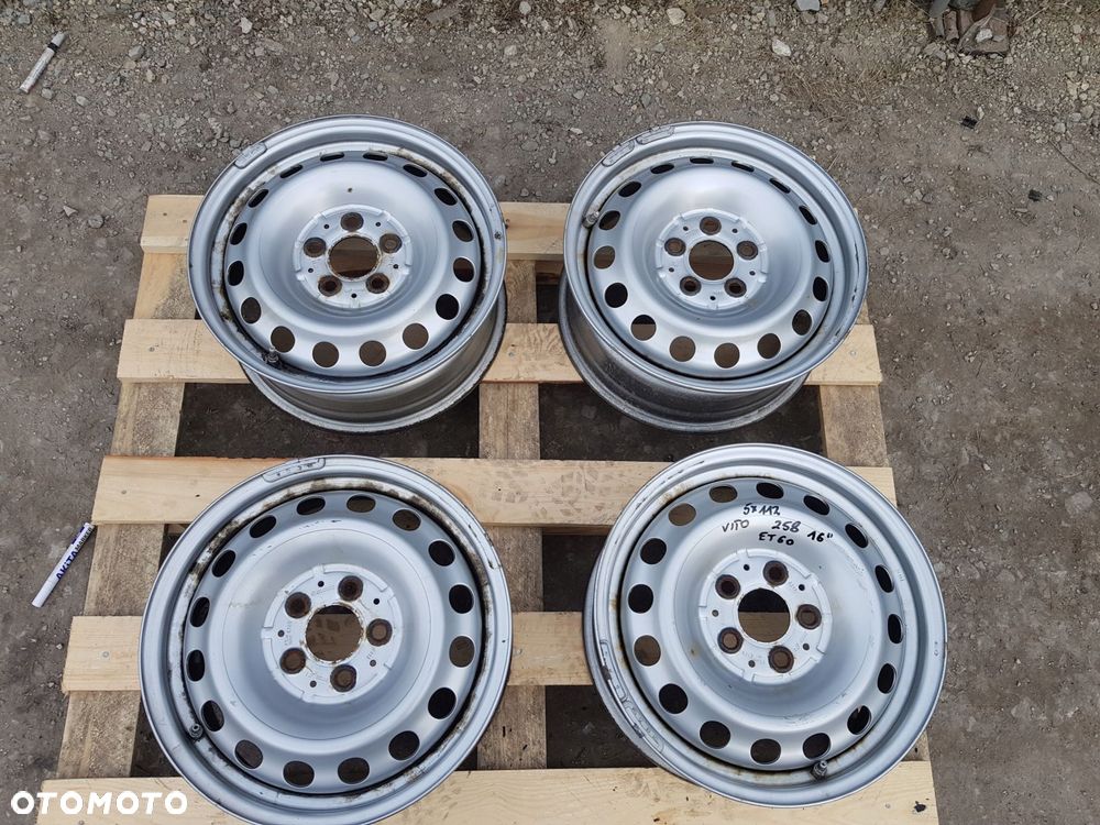 felgi stalowe mercedes vito 6.5 '' x 16'' 5x112 et 60 6394013302 - 1