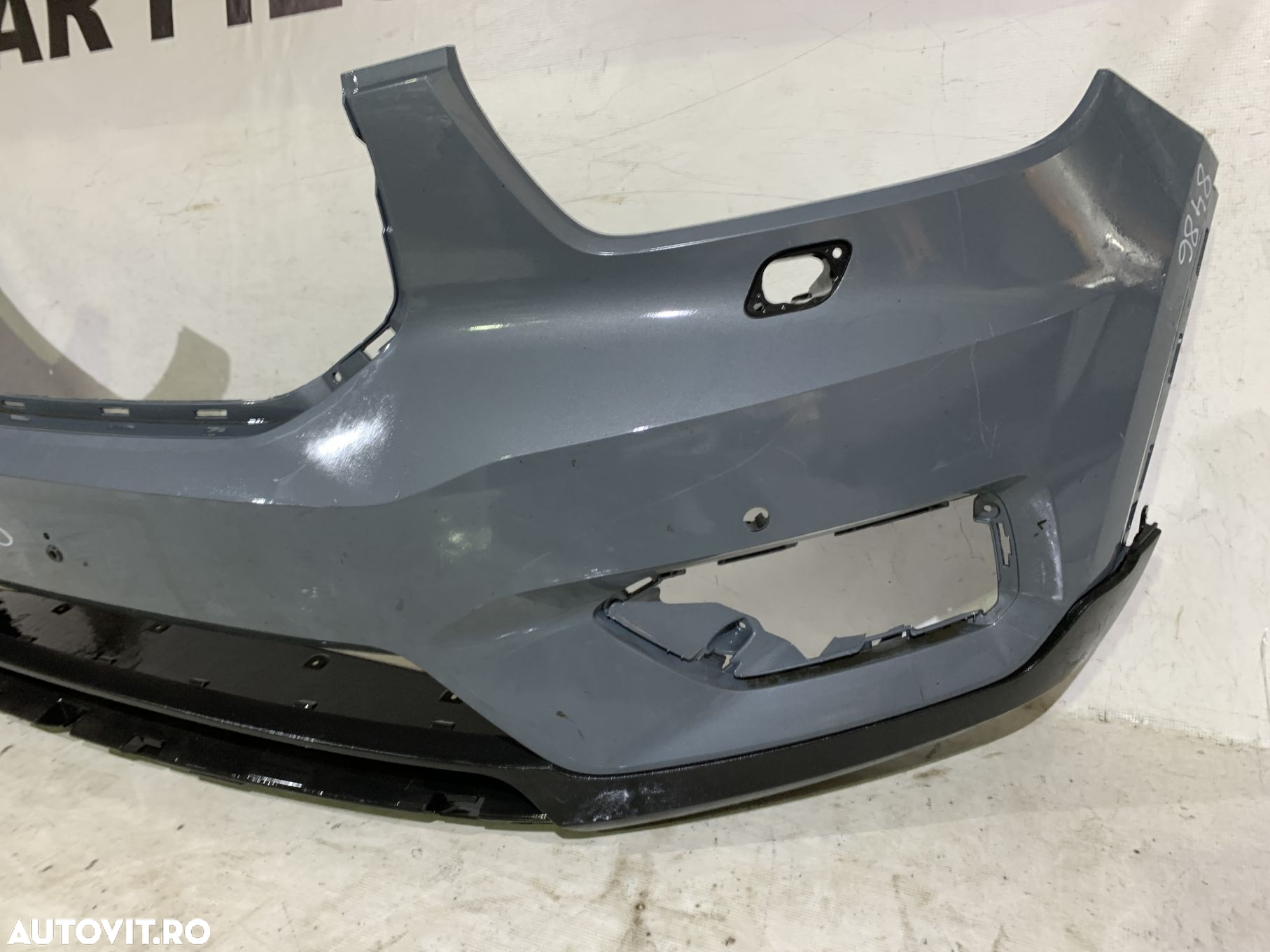 Bara fata Volvo XC40, 2018, 2019, 2020, 2021, 2022, 2023, cod origine OE 31449359, cu gauri pentru spalatori faruri. - 4