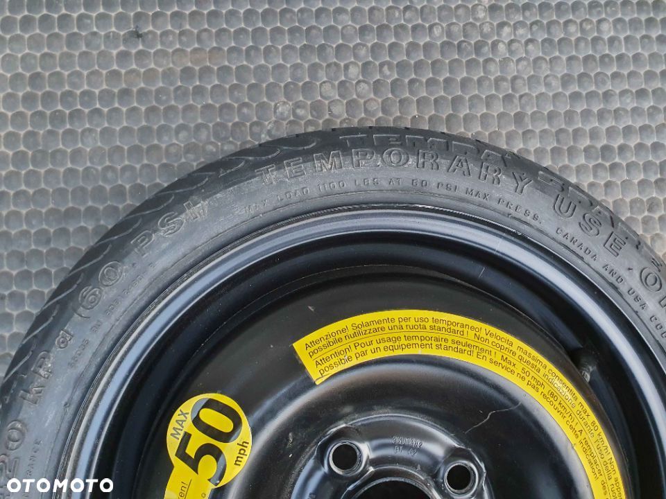 Kolo Dojazdowe Dojazdowka Zapasowe 4x100 VW Seat 3.5J R14 ET42 Pokrowiec - 12