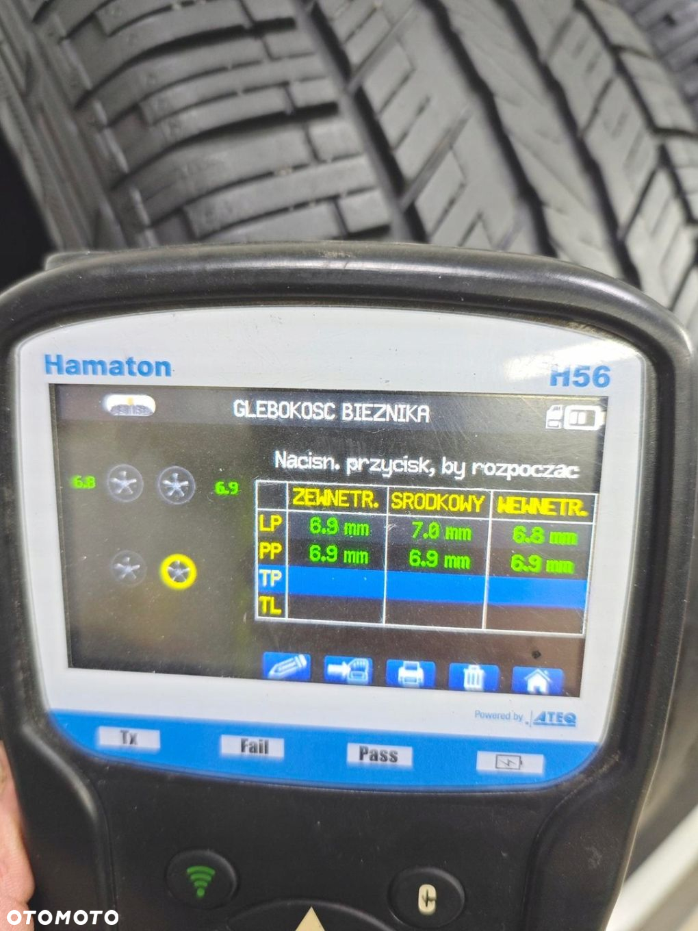 235/55R17 hankook opony letnie 6,5mm 50577 - 7