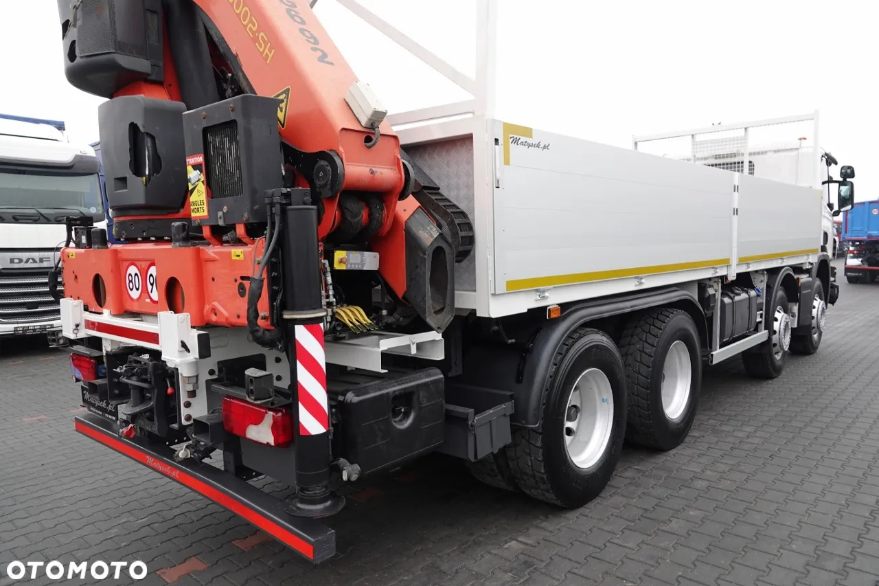 Scania P 450 / 8x4 / HDS PALFINGER PK 23002 / SKRZYNIOWY - 7 metr / EURO 6 / STEROWANIE RADIOWE - 13