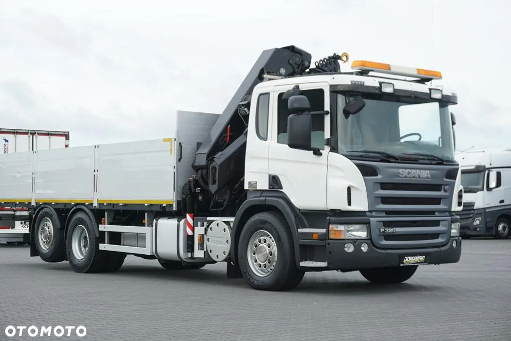 Scania P 320 / 6 X 2 / SKRZYNIOWY + HDS / HIAB 211 EP - 5 / OŚ SKRĘTNA   / WYS. 14 M - 31
