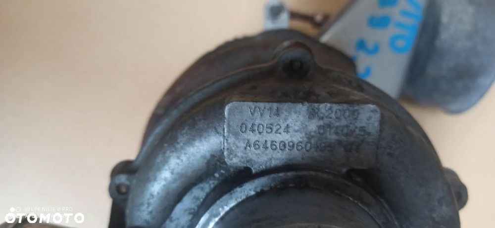 TURBOSPRĘŻARKA MERCEDES W639 VITO 2.2 CDI A6460960199 VIANO - 11