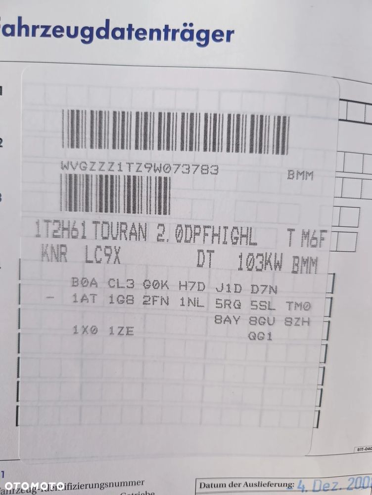 Volkswagen Touran 2.0 TDI DPF Highline Perfectline - 16