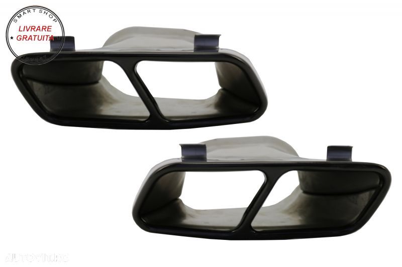 Difuzor Bara Spate cu Ornamente Evacuare Mercedes CLA X117 W117 (2013-2018) Faceli- livrare gratuita - 9