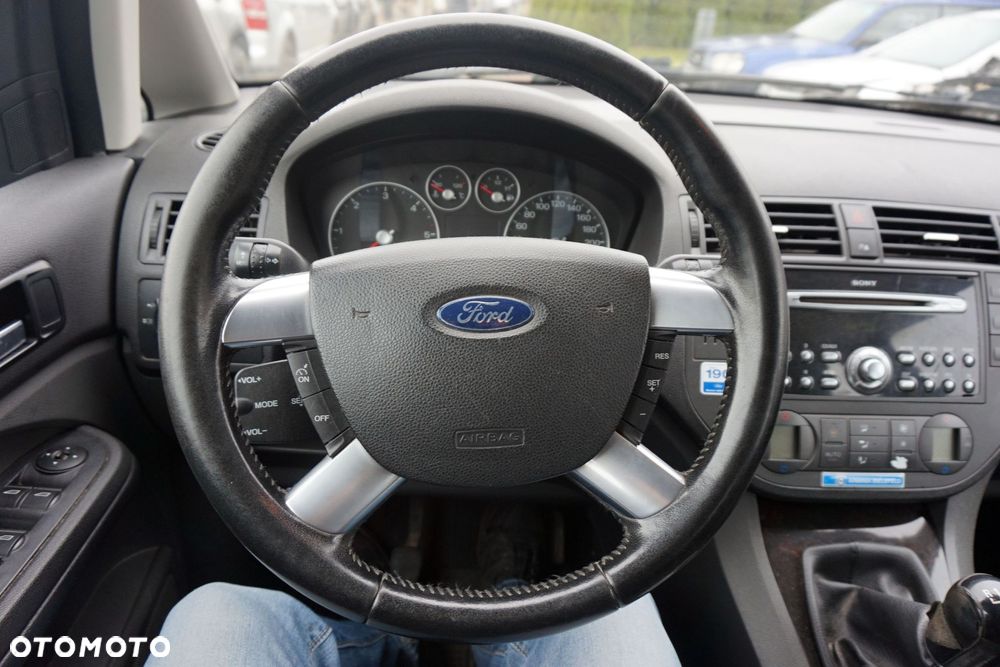 KIEROWNICA SKÓRZANA SKÓRA FOCUS C-MAX 3M51-3600-CH3ZHE FORD 2003-2007 - 1