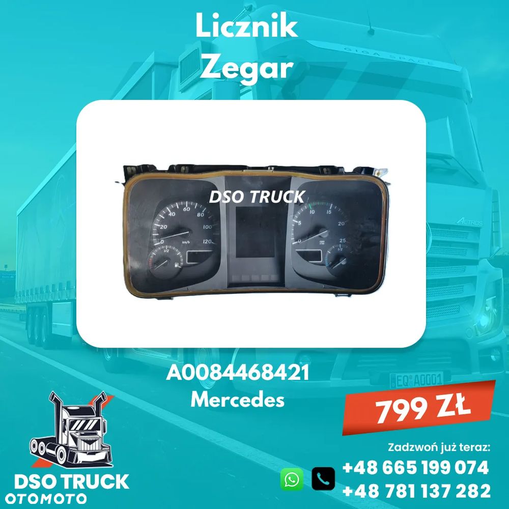 A0084468421 Licznik Zegar Mercedes ACTROS AXOR ATEGO - 1