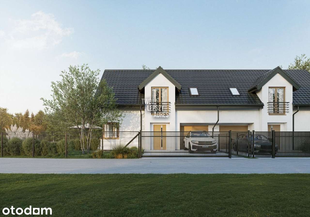 Dom bliźniaczy 127,7 m² | działka 509 m² | Brzezi - Pełny obrazek: 2/11