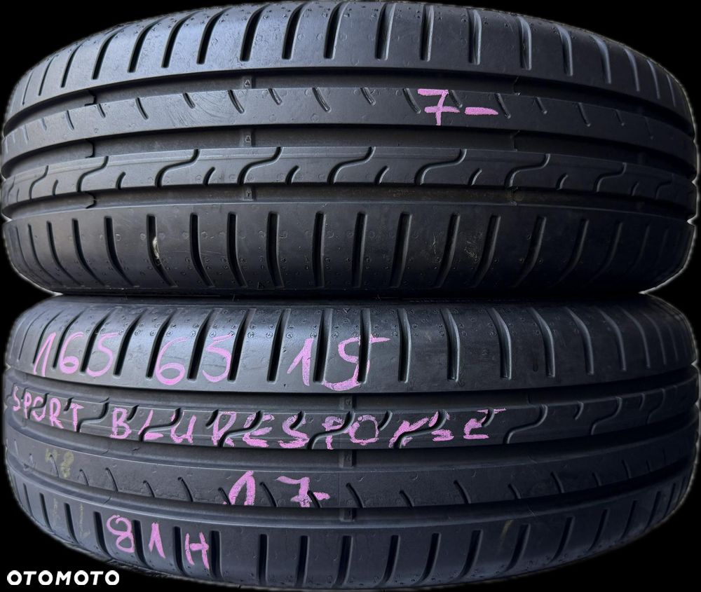 2 x 165/65R15 Dunlop Sport Bluresponse - 1
