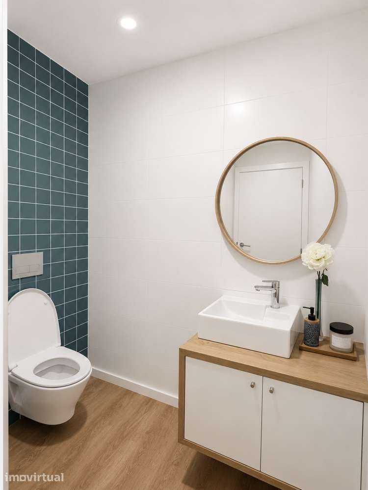 T2 moderno com 3 casas de banho e garagem - Grande imagem: 2/9