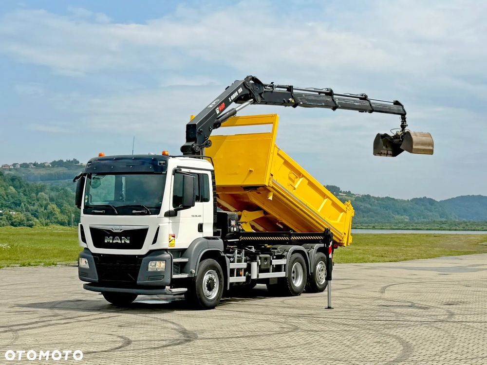 MAN TGS 26.400 *WYWROTKA 4,75m *HIAB X - HIDUO 188 E-3/PILOT *6x4 *STAN BDB - 2