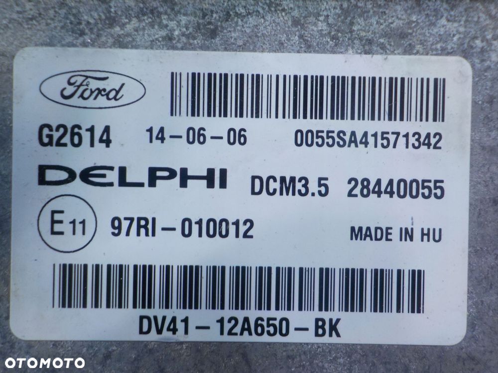 FORD KUGA MK2 II 2.0 TDCI 14r 5D sterownik komputer silnika DV41-12A650-BK - 4
