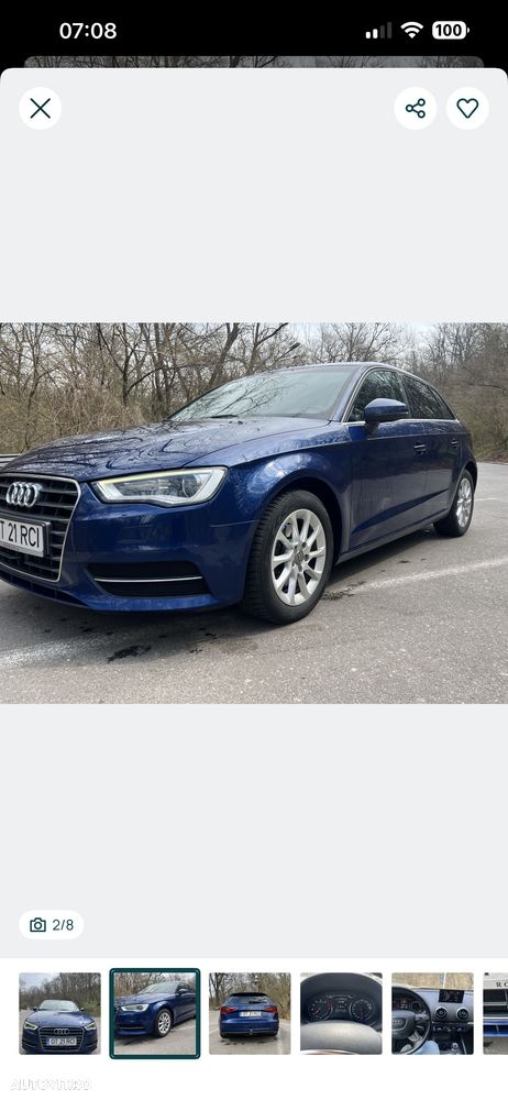 Audi A3 1.4 TFSI Cylinder on demand ultra S tronic S line Sportpaket - 2