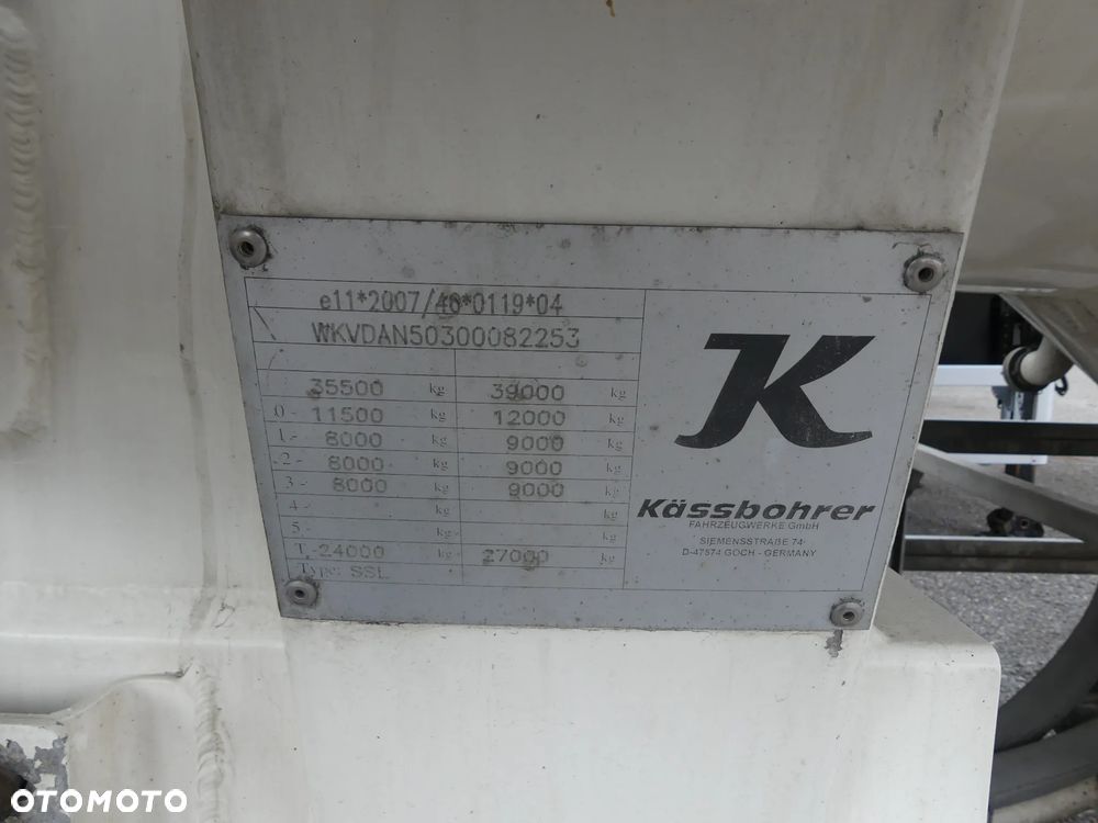 Feldbinder 35000 / SILOS / DO MATERIAŁÓW SYPKICH / OŚ PODNOSZONA / - 24