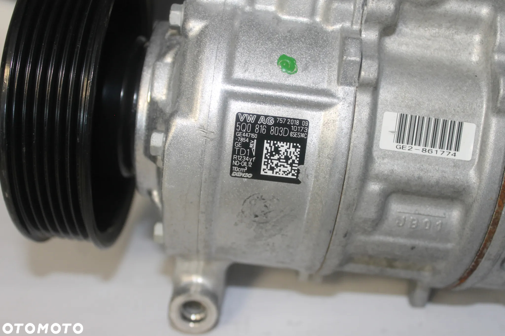 SPRĘŻARKA KLIMATYZACJI VW GOLF PLUS 5Q0820803F - 3