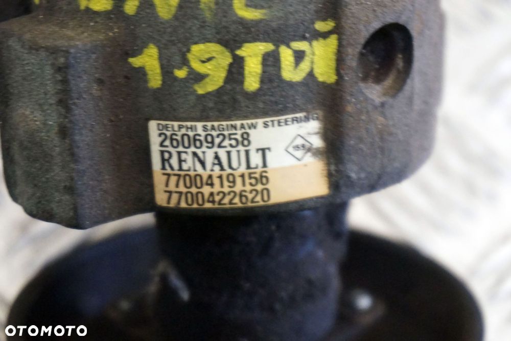 POMPA WSPOMAGANIA SCENIC I PH1 1.9 DTI 7700419156 7700422620 26069258 RENAULT 1996-1999 - 4