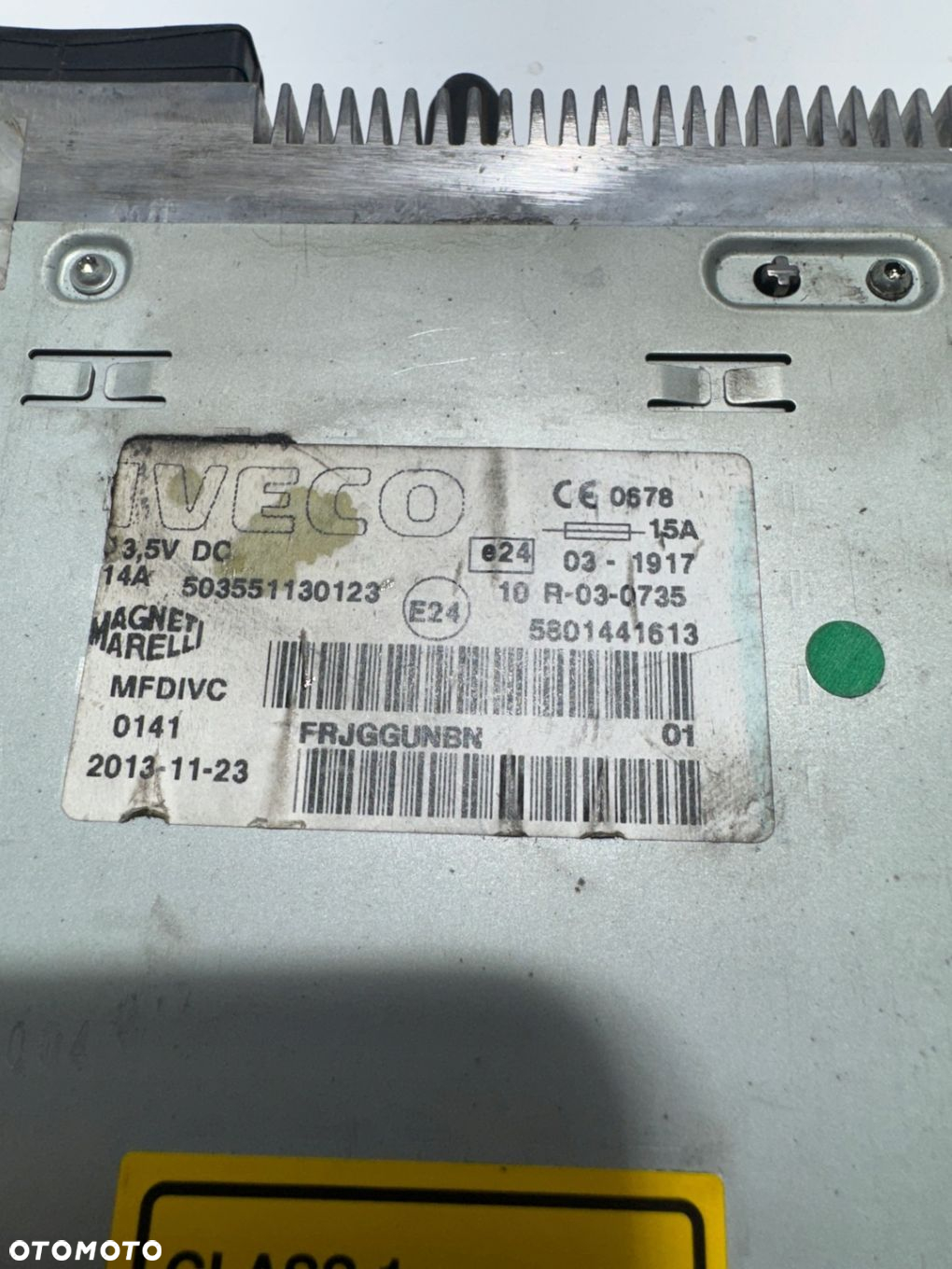 RADIO NAWIGACJA CZYTNIK KART IVECO STRALIS HI-WAY 5801441613 - 4