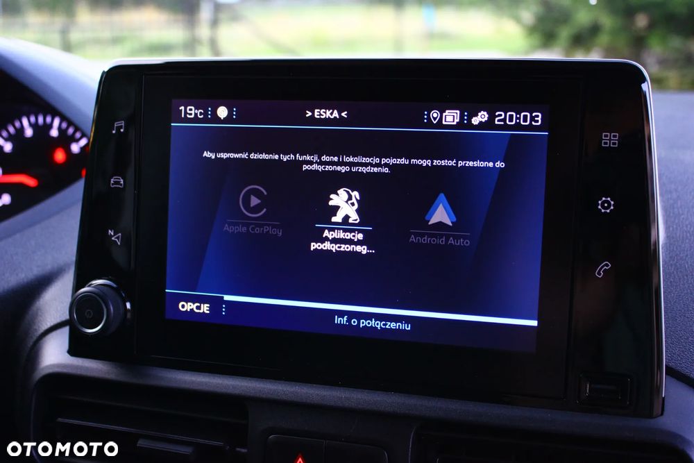 Peugeot PARTNER 1.5HDI 130KM AUTOMAT 8 BIEGÓW LONG DŁUGI 3 OSOBOWY PERFEKT AUTO NAVIGACJA KAMERY,ASYSTENTY,VF23% - 37