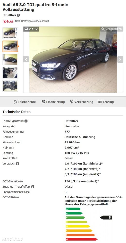 Audi A6 3.0 TDI DPF quattro S tronic - 7