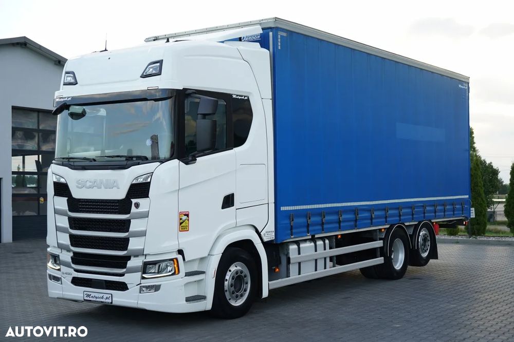 Scania S 450 / CORTINĂ 8,2 m / 6x2 / PUNTE RIDICATĂ / EURO 6 - 2
