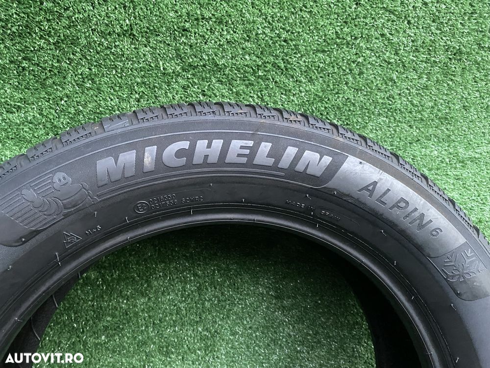 Set 2 anvelope iarna Michelin Alpin 6 215 60 R 17 5,1 mm Dot 4121 - 3