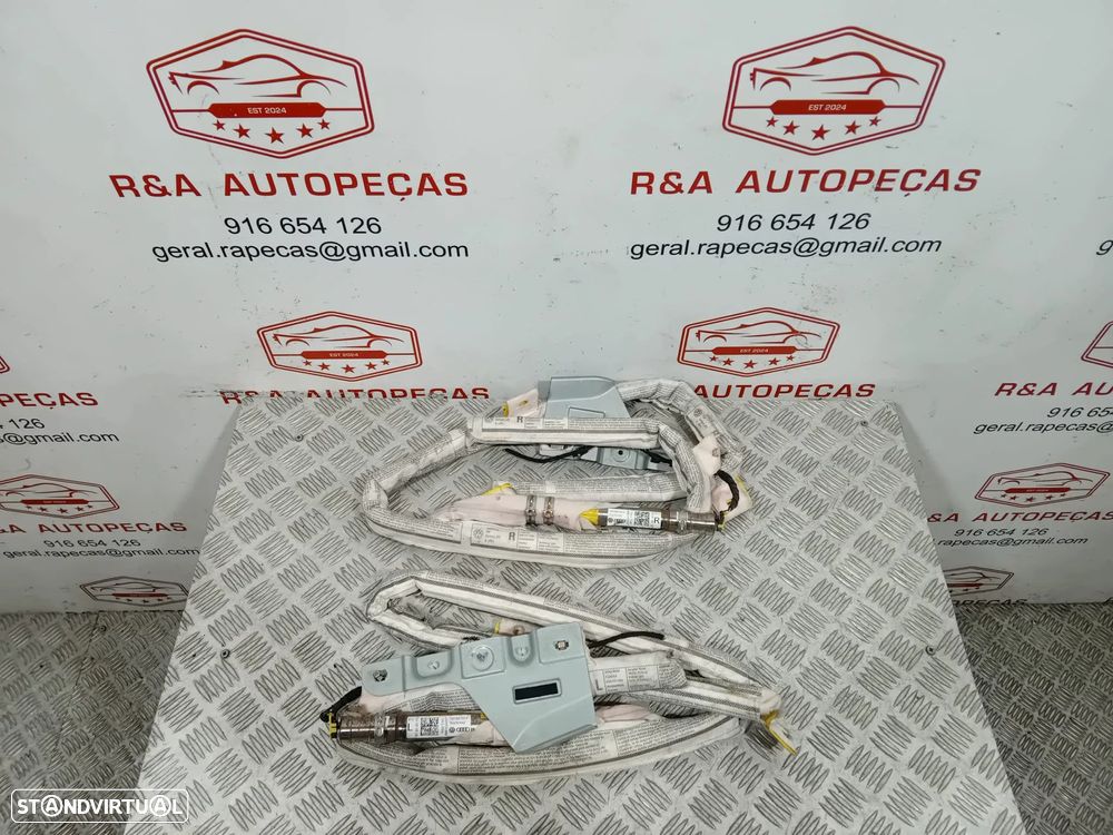 Cortina Cortinas de Airbag VW Scirocco 3 III 1K8880741A 1K8880742A Original - 2