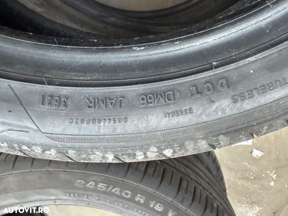 Vând set anvelope 245/40/19-275/35/19 goodyear de vară noi - 9