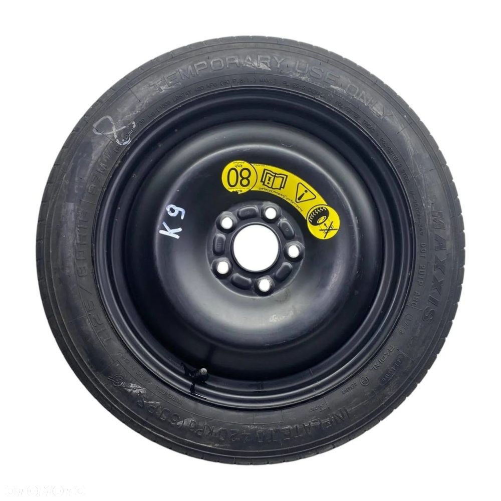 KOŁO DOJAZDOWE FORD FOCUS MK3 C-MAX II 125/80R16 5X108 AM51BA MAXXIS - 3