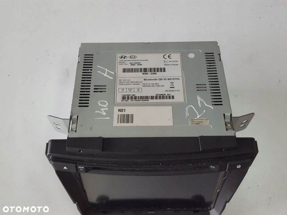HYUNDAI I40 11-14r NAWIGACJA RADIO 96560-3Z000 - 4