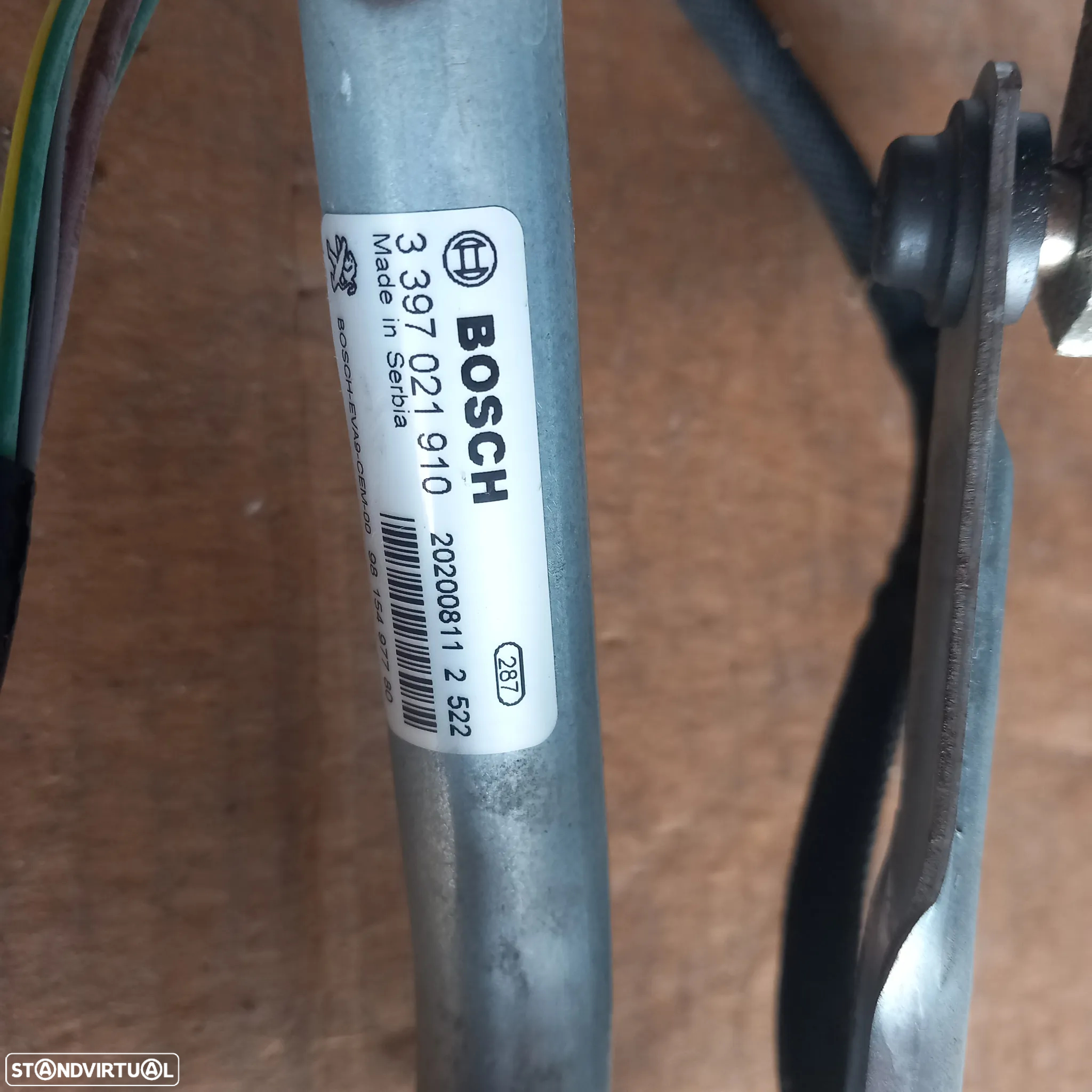 Motor e mecanismo limpa vidros citroen c3 aircross 3397021910 - 2
