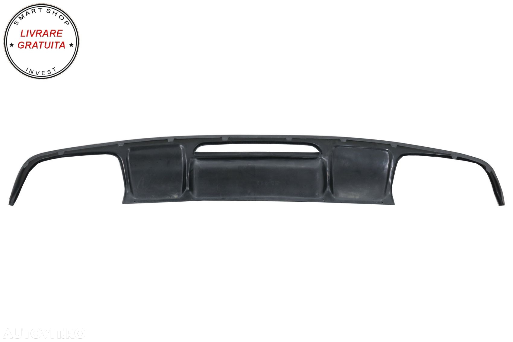 Difuzor cu Evacuare Dubla Mercedes CLS Sedan W218 (2012-2017) pentru bara Standard- livrare gratuita - 6