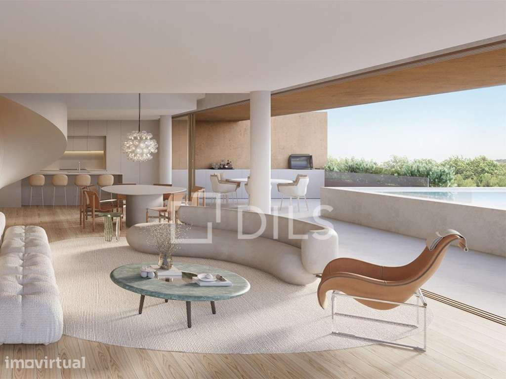 Apartamento T3 com piscina, em novo empreendimento em Cascais. - Grande imagem: 3/45