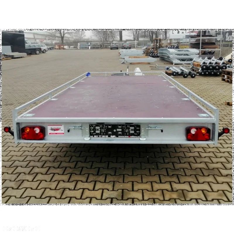 Besttrailers Przyczepa samochodowa BOARD (Atlas) z relingiem, platforma, PRODUCENT - 2