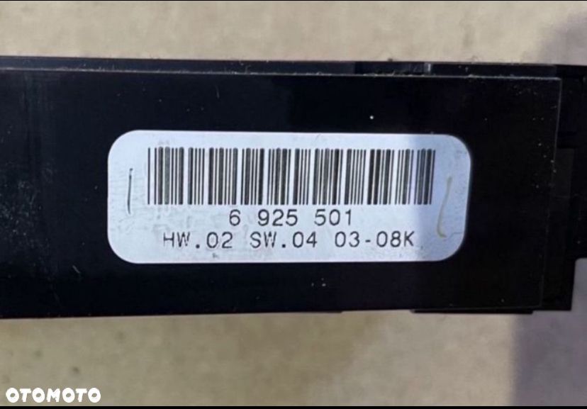6925501 panel grzania foteli bmw 3 e46 5 e39 - 3