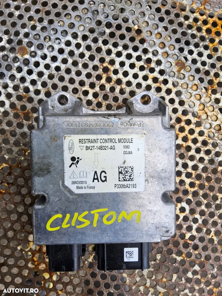 Modul airbag Ford Transit Custom cod bk2t14b321ag unitate control airbag- uri - 1