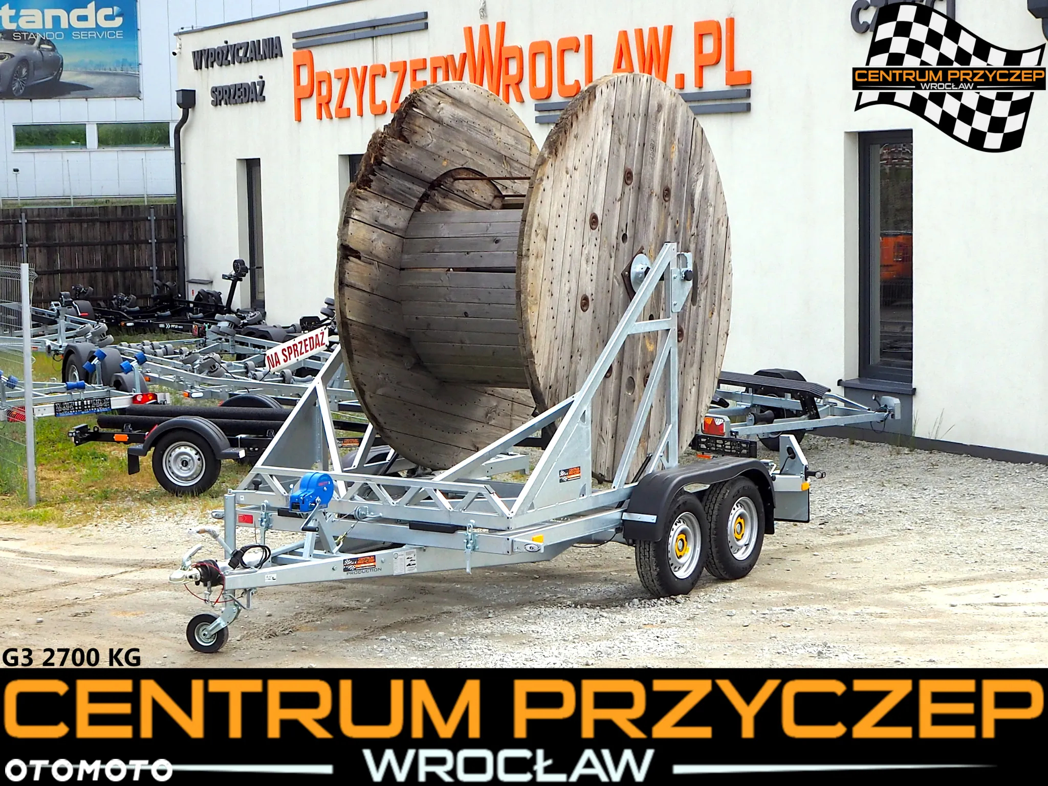 Inny PRZYCZEPA KABLOWA / 1 OŚ / 2 OSI / DMC: OD 750 KG DO 2700 KG - 30