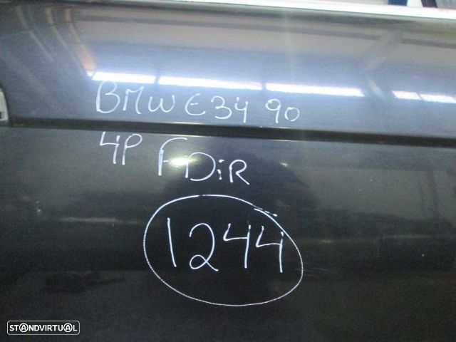 Porta REF1244 BMW E34 1990 4P PRETA FD - 1