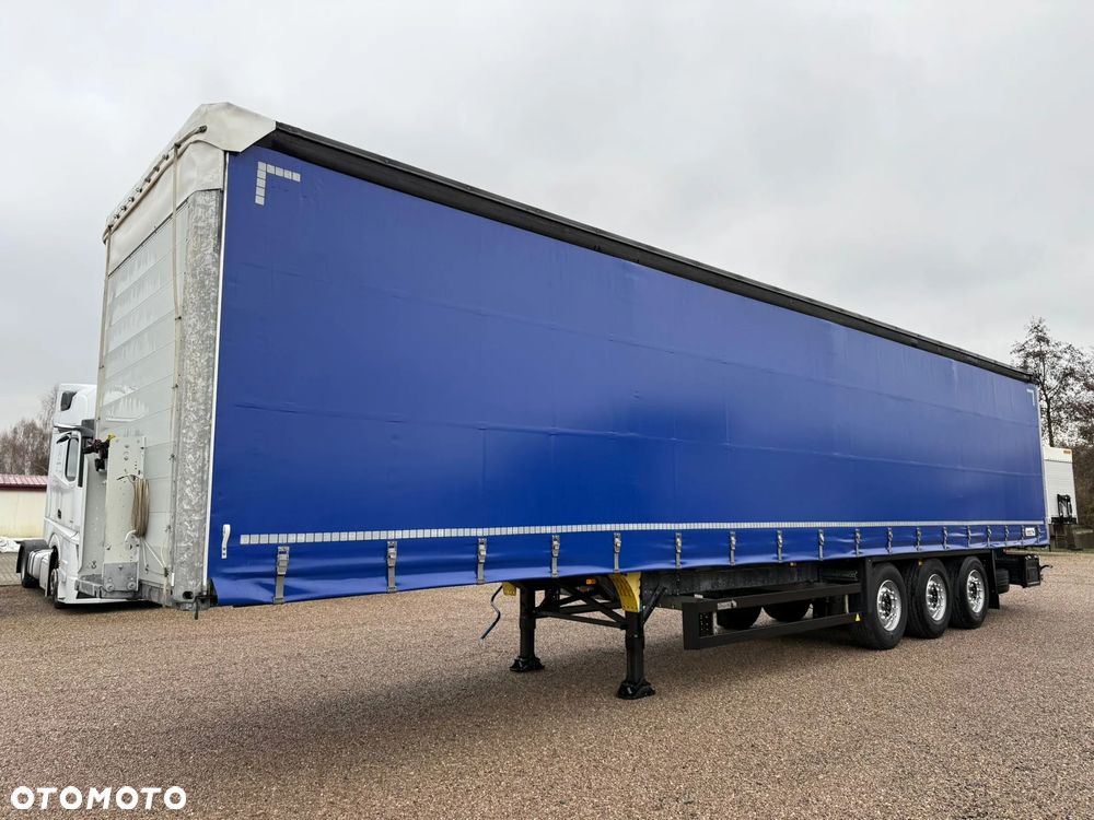 Schmitz Cargobull / FIRANKA / OSIE SCHMITZ / OŚ PODNOSZONA / SUPER STAN - 1