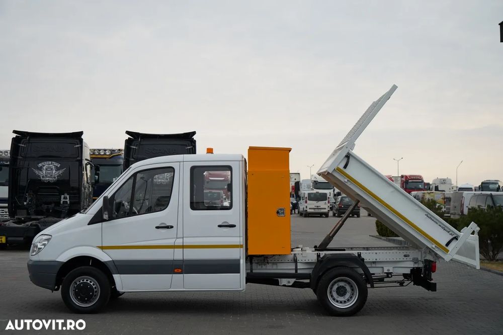 Mercedes-Benz SPRINTER 513 / BASCULATOR / CU DOUA PERECHI / 7 LOCURI / DOUĂ PERECHI / MANUAL / IMPORTAT - 3